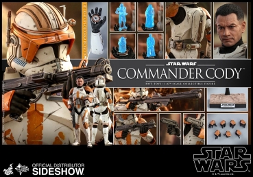 Hot Toys | Star Wars Episode III Movie Masterpiece Actionfigur 1/6 Commander Cody 30 cm