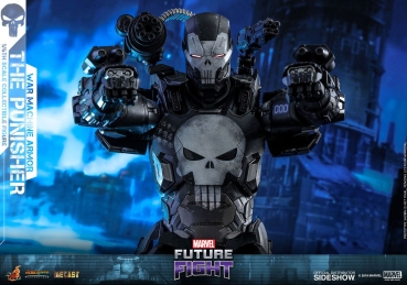 Marvel Future Fight Video Game Masterpiece Actionfigur 1/6 The Punisher War Machine Armor 32 cm |HOT TOYS