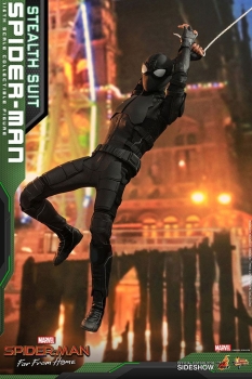 HOT TOYS | Spider-Man: Far From Home Movie Masterpiece Actionfigur 1/6 Spider-Man (Stealth Suit) 29 cm
