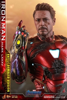 HOT TOYS | Avengers: Endgame MMS Diecast Actionfigur 1/6 Iron Man Mark LXXXV 85 Battle Damaged Ver. 32 cm