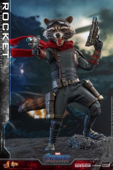 HOT TOYS | Avengers: Endgame Movie Masterpiece Actionfigur 1/6 Rocket 16 cm