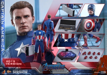 HOT TOYS | Avengers Endgame Movie Masterpiece Actionfigur 1/6 Captain America (2012 Version)