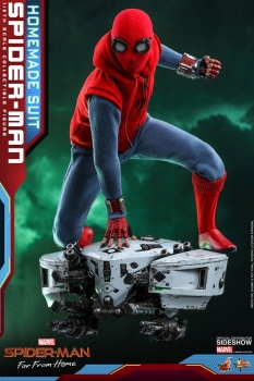 HOT TOYS | Spider-Man: Far From Home Movie Masterpiece Actionfigur 1/6 Spider-Man (Homemade Suit) 29 cm