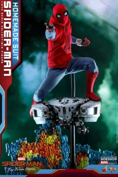 HOT TOYS | Spider-Man: Far From Home Movie Masterpiece Actionfigur 1/6 Spider-Man (Homemade Suit) 29 cm