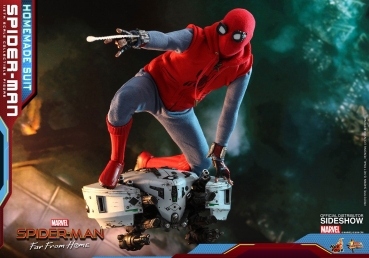 HOT TOYS | Spider-Man: Far From Home Movie Masterpiece Actionfigur 1/6 Spider-Man (Homemade Suit) 29 cm