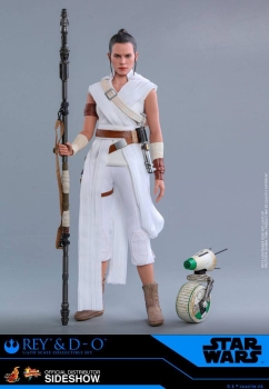 HOT TOYS | Star Wars Episode IX Movie Masterpiece Actionfiguren Doppelpack 1/6 Rey & D-O 28 cm