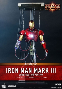 |HOT TOYS - Iron Man Mark III (Construction Version) - REISSUE