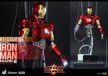 |HOT TOYS - Iron Man Mark III (Construction Version) - REISSUE