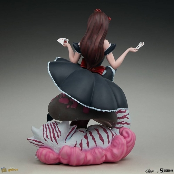 |SIDESHOW - Fairytale Fantasies Collection Statue - Alice in Wonderland - Game of Hearts Edition