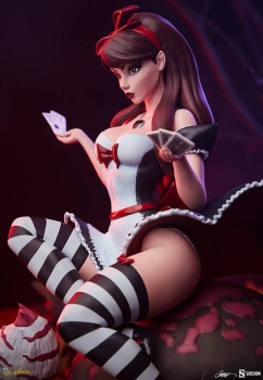 |SIDESHOW - Fairytale Fantasies Collection Statue - Alice in Wonderland - Game of Hearts Edition