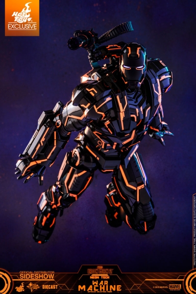 HOT TOYS | Marvel Neon Tech War Machine HOT TOYS EXCLUSIVE