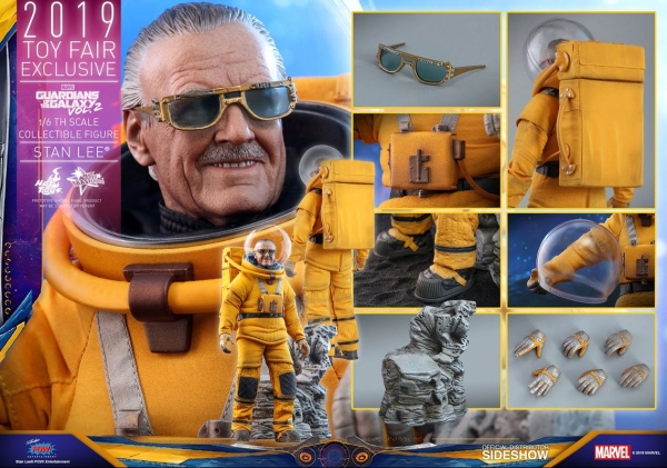 HOT TOYS - Guardians of the Galaxy Vol. 2 MM Actionfigur 1/6 -  Stan Lee - 2019 Toy Fair Exclusive