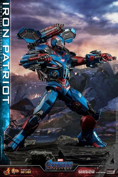 HOT TOYS | Avengers: Endgame Movie Masterpiece Series Diecast Actionfigur 1/6 Iron Patriot 32 cm