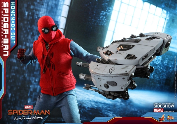 HOT TOYS | Spider-Man: Far From Home Movie Masterpiece Actionfigur 1/6 Spider-Man (Homemade Suit) 29 cm