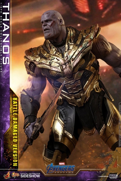 |HOT TOYS  |Avengers  Endgame Movie Masterpiece Actionfigur 1/6 Thanos Battle Damaged Version