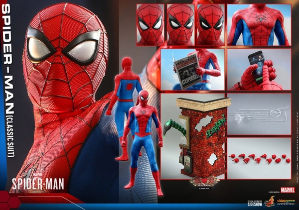 |HOT TOYS -  Spider-Man - Classic Suit - VGM