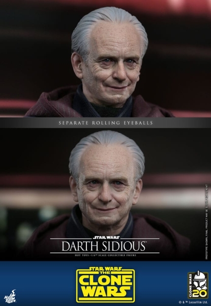 |HOT TOYS - Star Wars - The Clone Wars - 1/6 - Darth Sidious